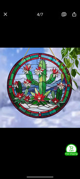 Cactus Suncatcher